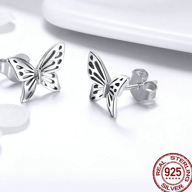 Butterfly Sterling Silver Jewelry Set