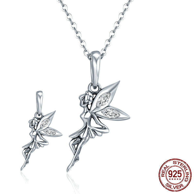 Fairy Pendant Necklace Charm eprolo