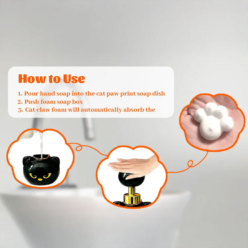 Cat Paw Foam Soap Dispenser eprolo