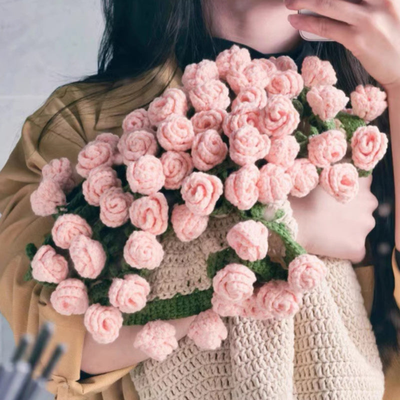 60cm Creative Rose Bouquet Blanket eprolo