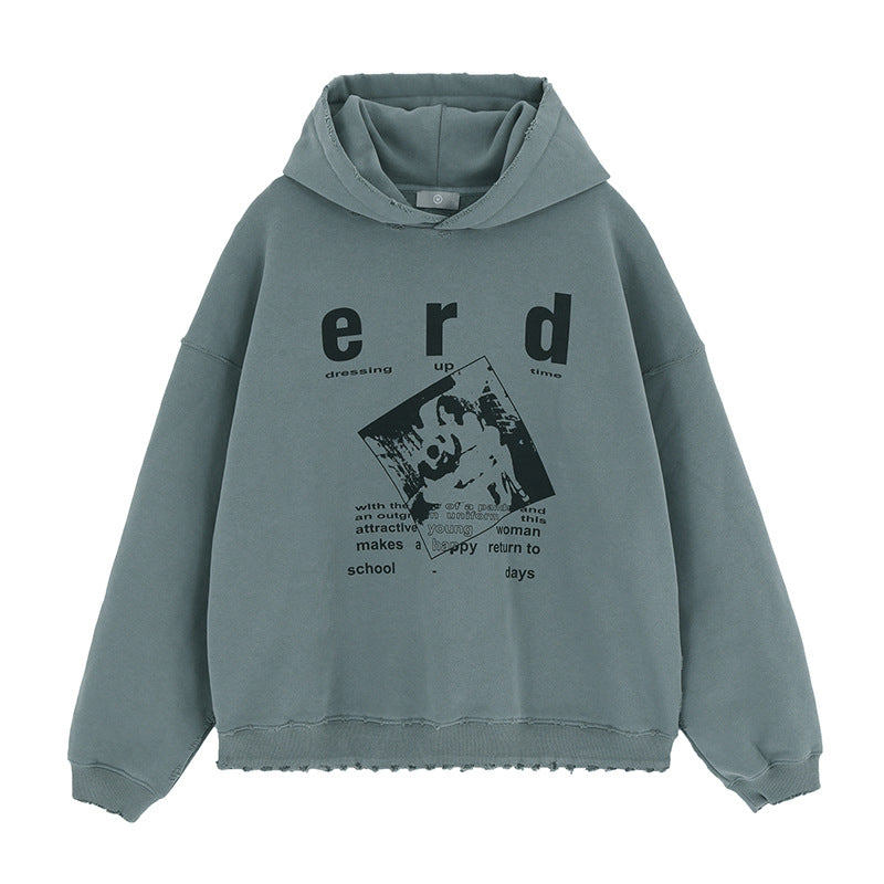 Retro Melancholic Rich Hooded Sweatshirt eprolo