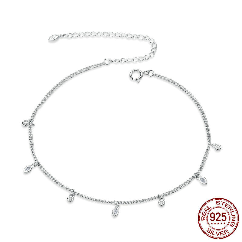 Tassel Silver Anklet eprolo