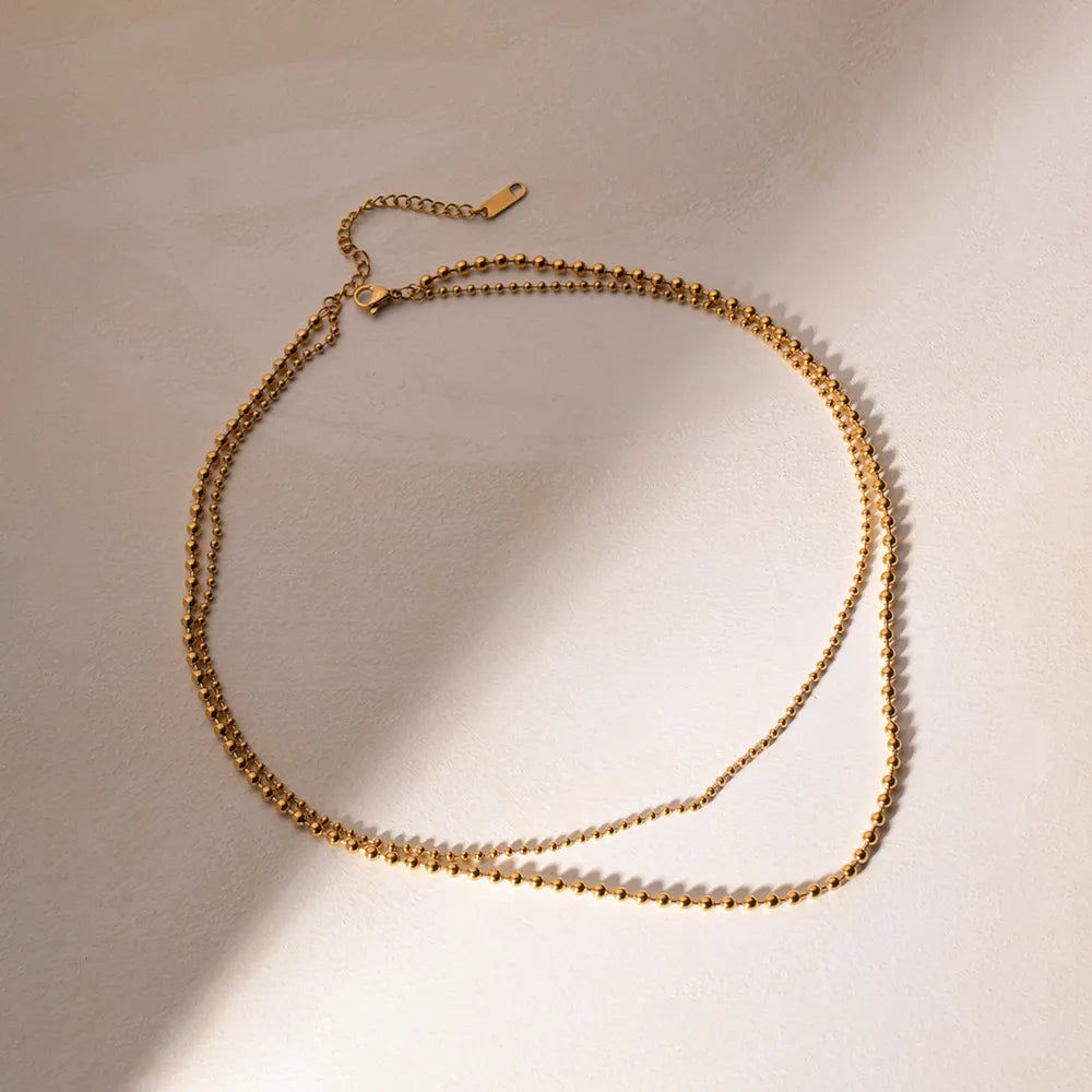 Lobster Closure Bead Necklace eprolo