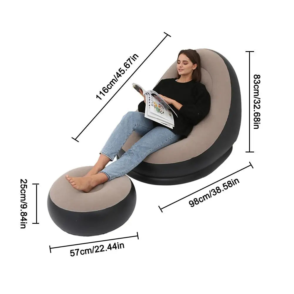 Inflatable Air Mattress Sofa Deck Chair eprolo