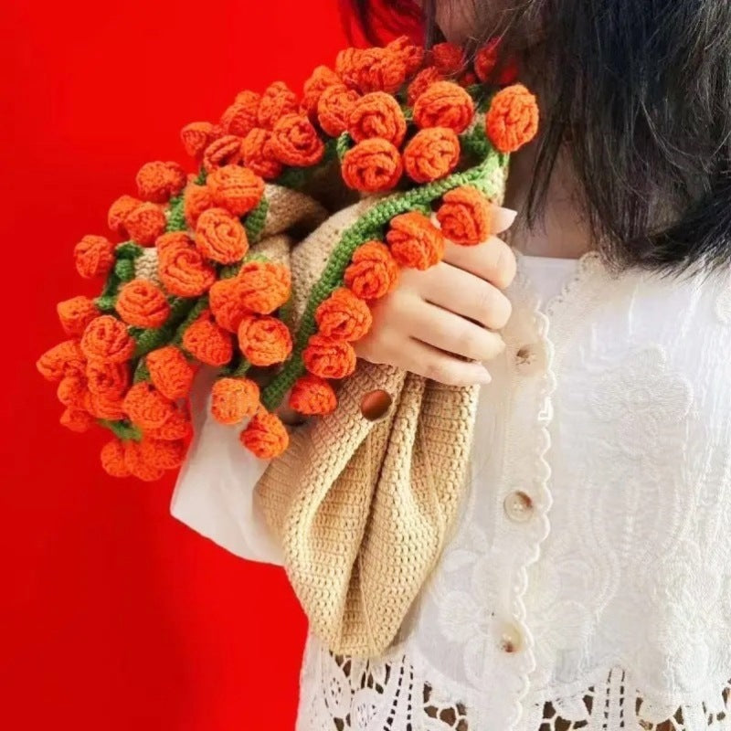 60cm Creative Rose Bouquet Blanket eprolo