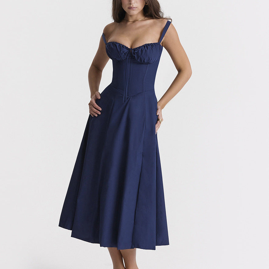 Maxi floral slip backless Dress eprolo