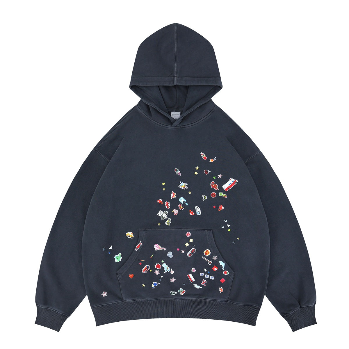 Sticker Pattern Hoodie eprolo