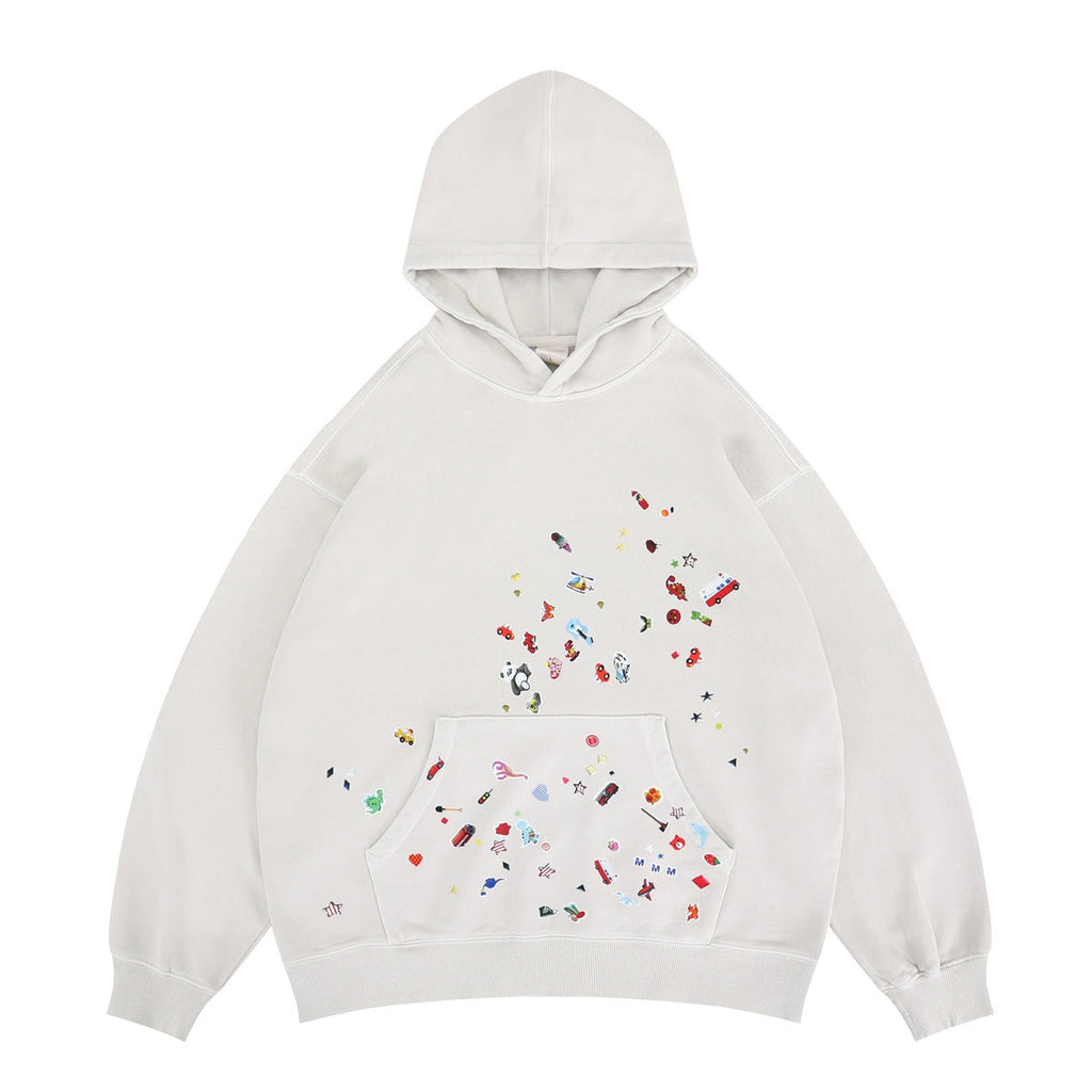 Sticker Pattern Hoodie eprolo