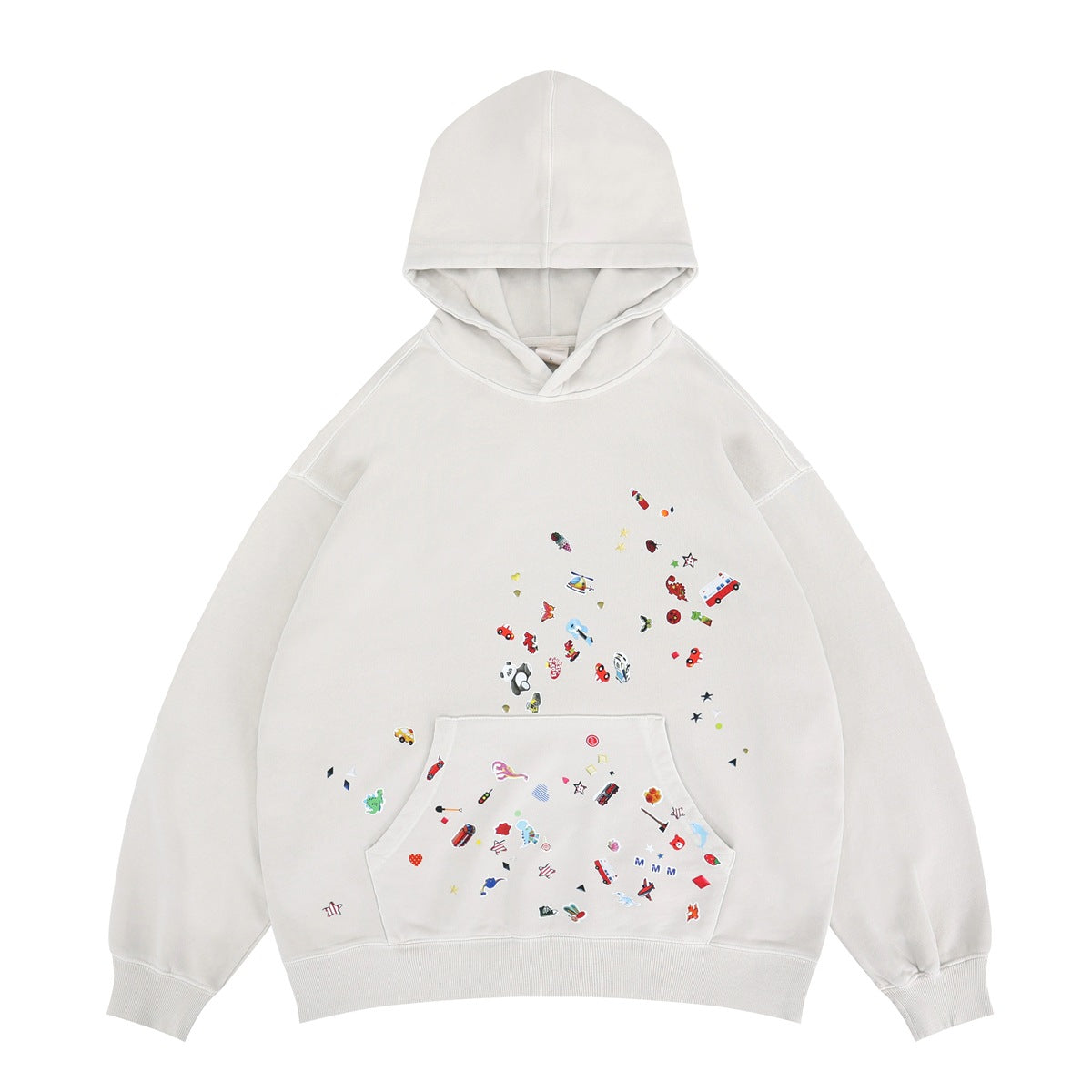 Sticker Pattern Hoodie eprolo