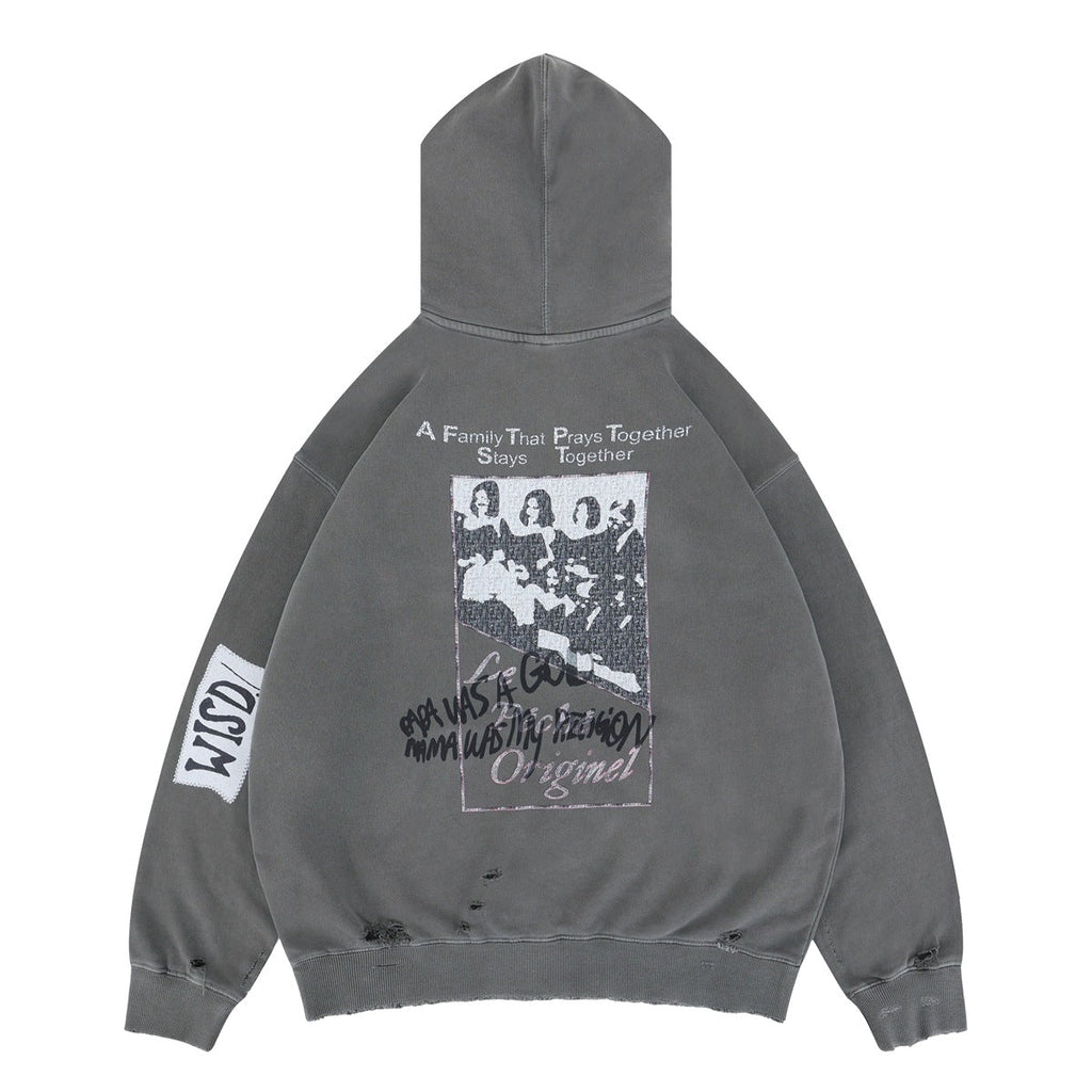 Vintage Distressed Hoodie eprolo