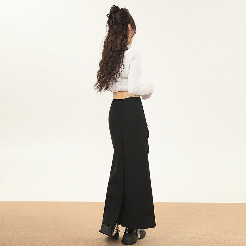 Dress High-End Pleated Midi Skirt