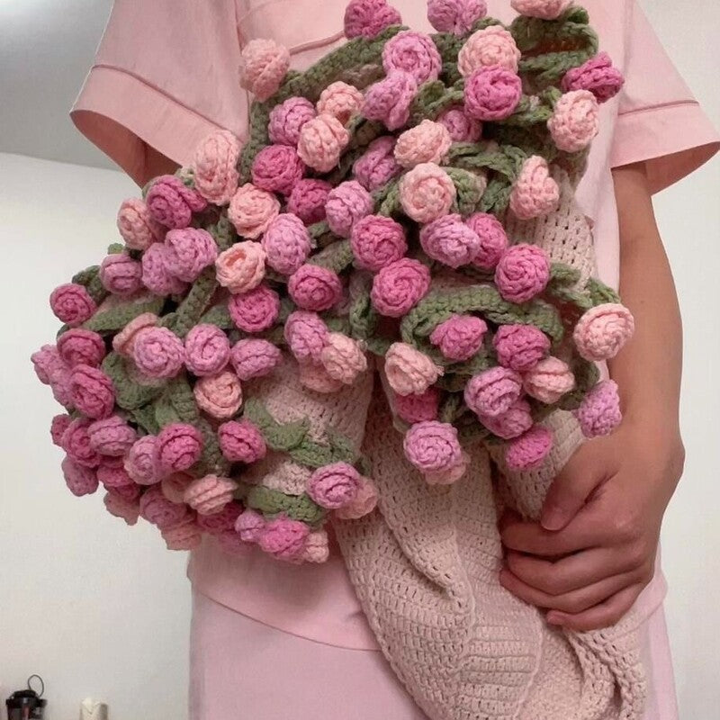 60cm Creative Rose Bouquet Blanket eprolo