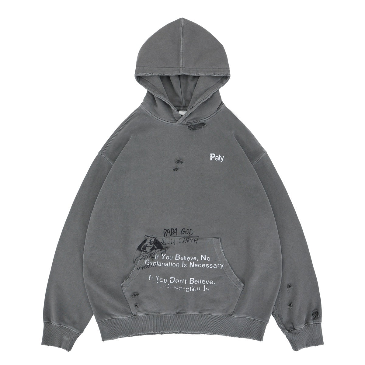 Vintage Distressed Hoodie eprolo