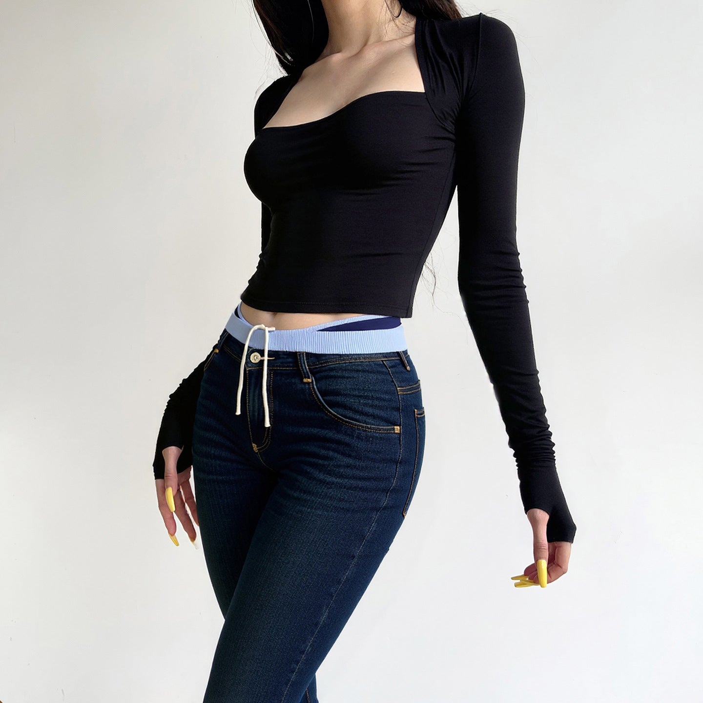 Shoulder Yoga Top