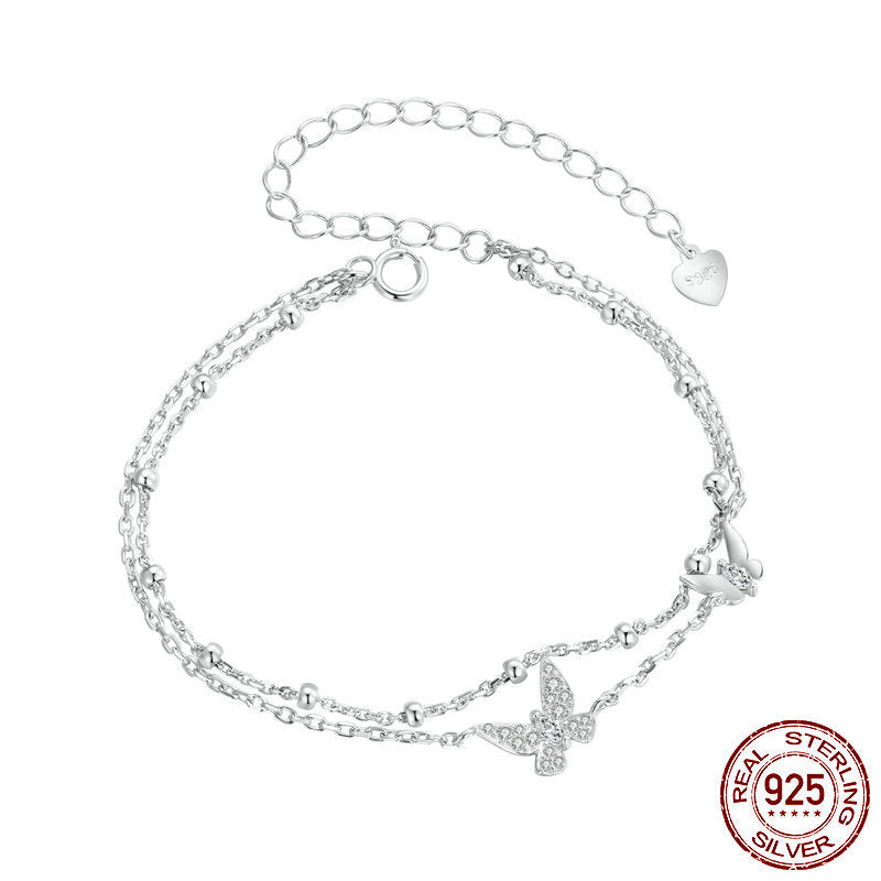 Double layer butterfly bracelet eprolo