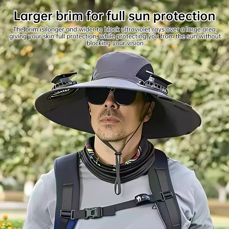 Solar fan hat eprolo