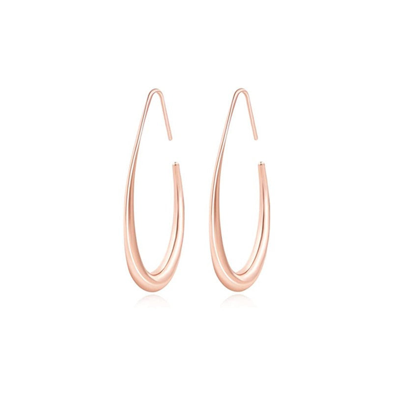 Oval pull-through earrings eprolo