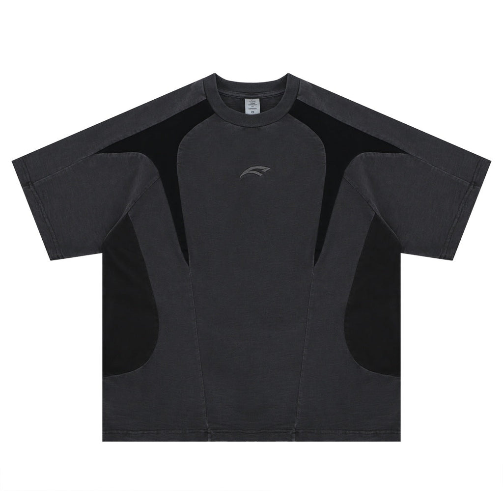 Retro Colorblock Short Sleeve Tee eprolo