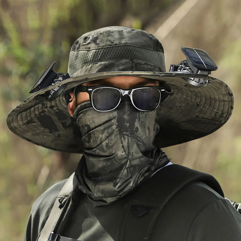 Solar fan hat eprolo