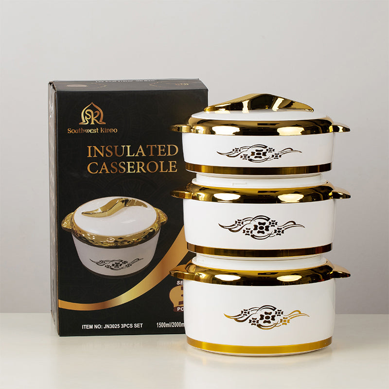 3-Piece Insulated Food Container Set (1.5L, 2L, 2.5L) eprolo