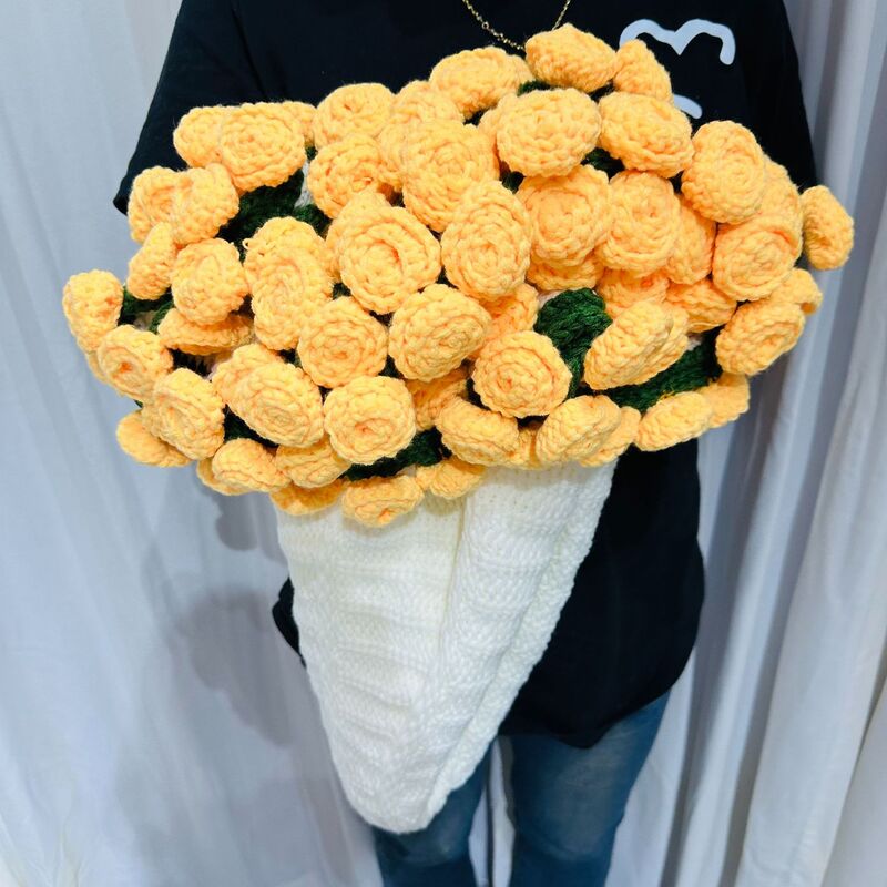 60cm Creative Rose Bouquet Blanket eprolo