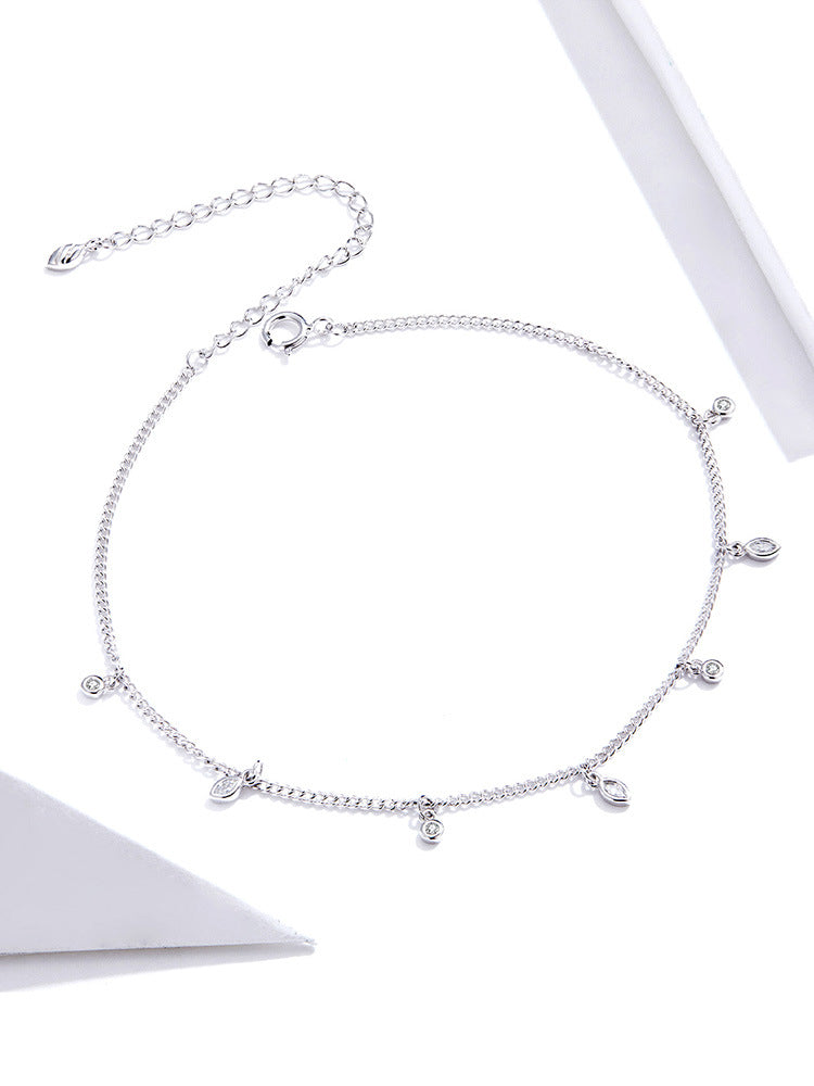 Tassel Silver Anklet eprolo
