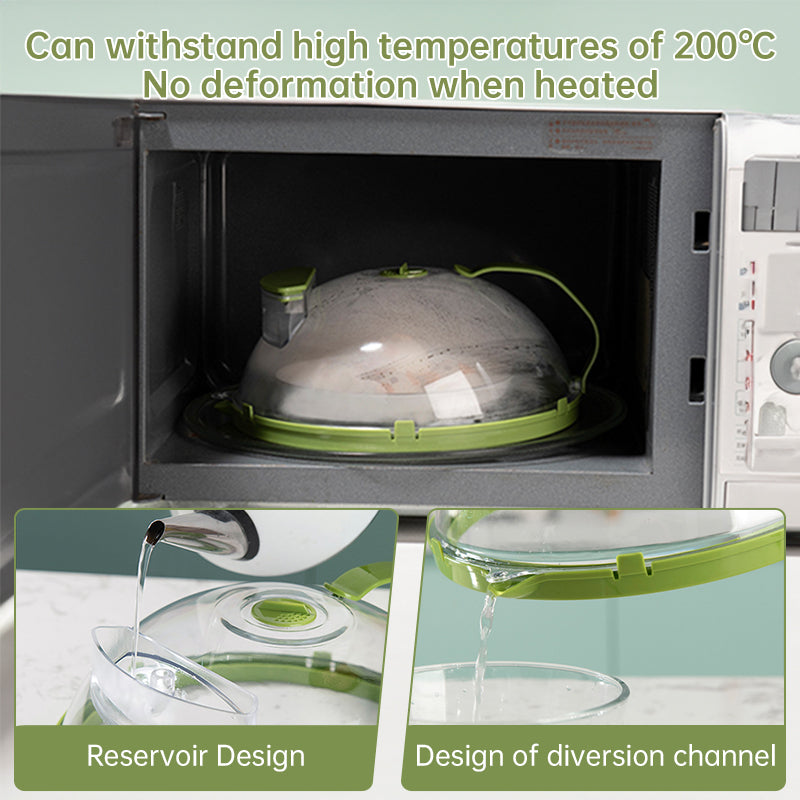 Food Microwave Cover, Clear, 10 Inch eprolo