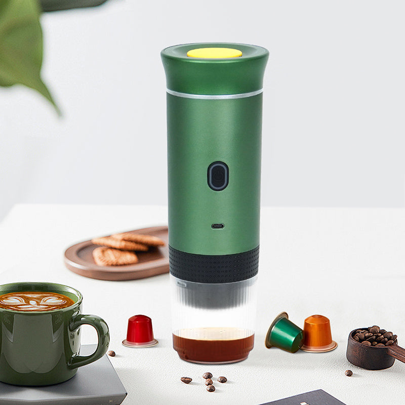 2025 Upgraded 3-in-1 Cordless Coffee Maker - 20Bar Portable for Car/Camping/Home, Capsule/Powder, USB Fast Heat eprolo