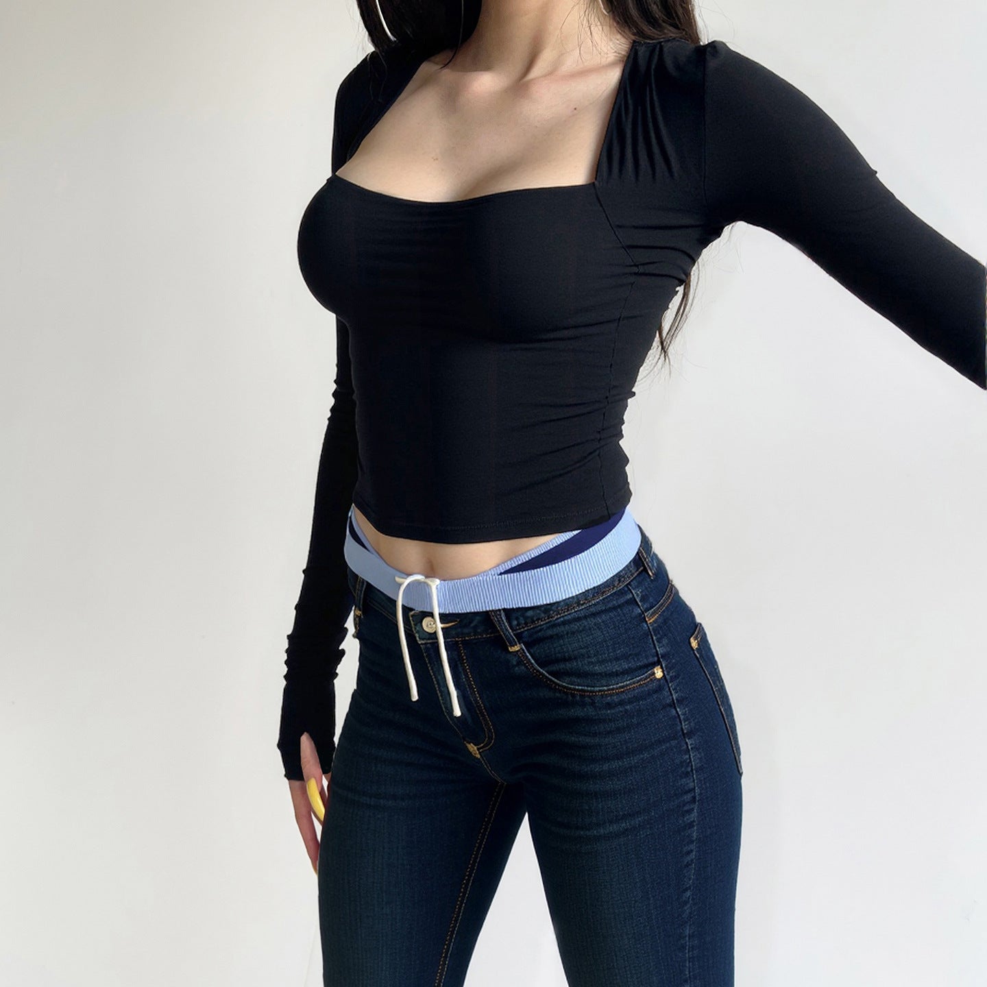 Shoulder Yoga Top