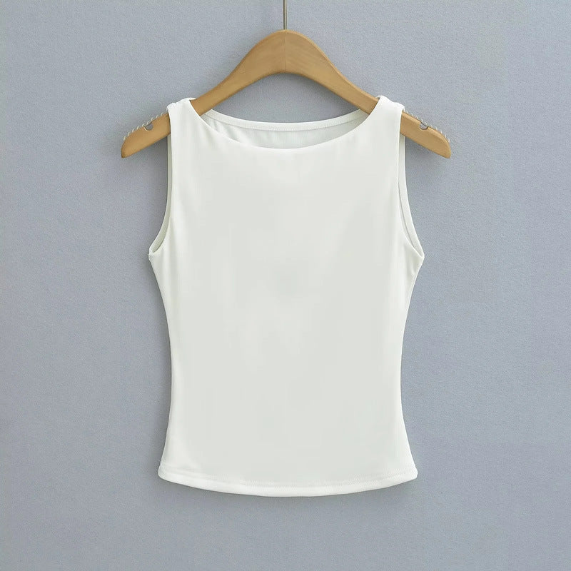 Sleeveless Shoulder Top