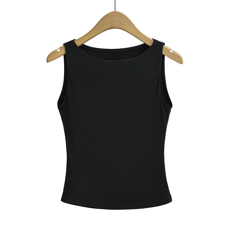 Sleeveless Shoulder Top
