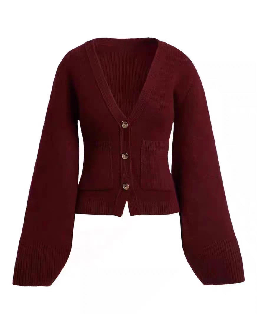 V-neck Cardigan