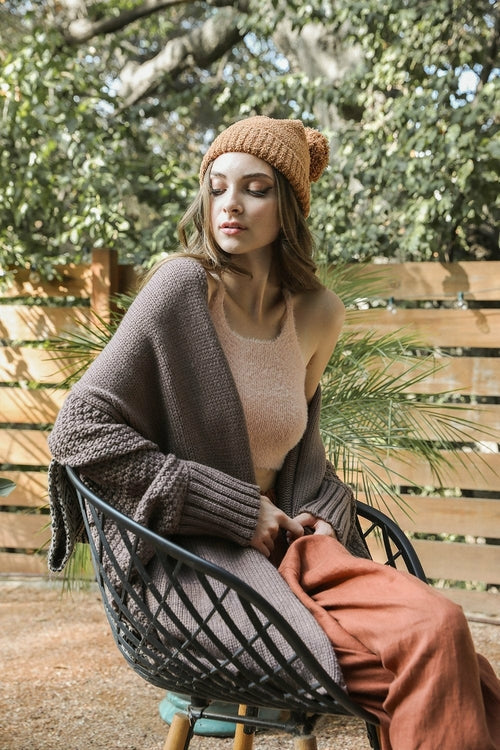 Bat Sleeve Knit Cardigan My Store