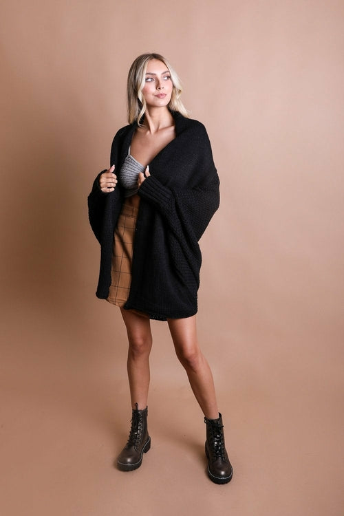 Bat Sleeve Knit Cardigan My Store