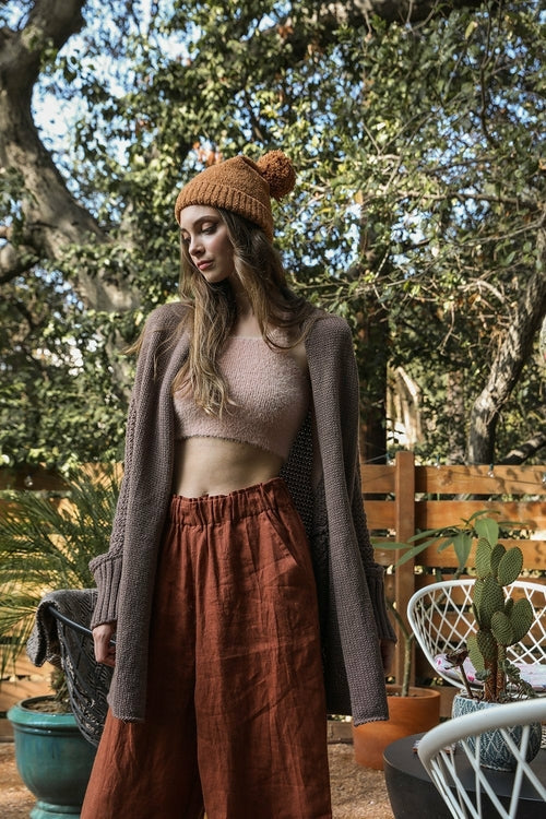 Bat Sleeve Knit Cardigan My Store