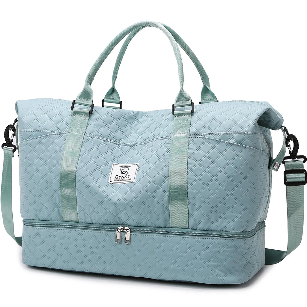 Travel Duffle Bag Weekender Bags for Women with Shoe Compartment Carry on Overnight Bag Gym Duffel Bag with Wet Pocket Hospital Bags for Labor and Delivery