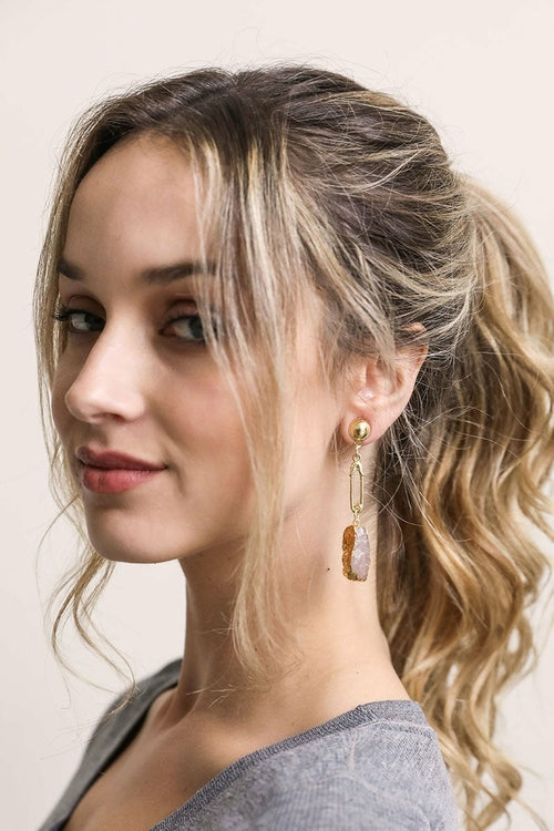 Gem Stone Fashion Earrings MAEssence